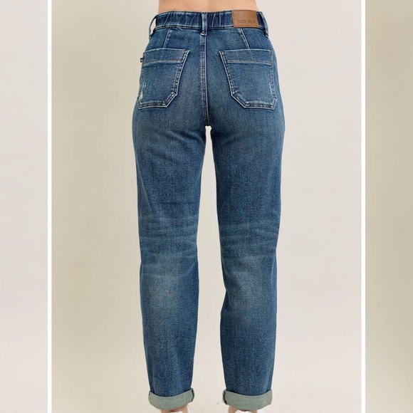 JUDY BLUE HIGH WAIST VINTAGE WASH JOGGER jeans size 20W - Picture 5 of 11